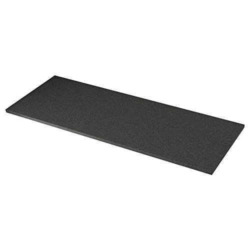 ProTuning EKBACKEN Arbeitsplatte, 246 x 2,8 cm, schwarz Steinoptik/Laminat von ProTuning