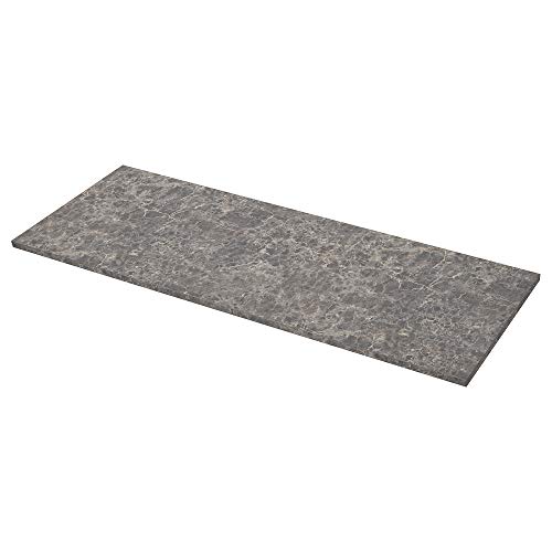 ProTuning EKBACKEN Arbeitsplatte, 246x2,8 cm, dunkelgrau Marmoreffekt/Laminat von ProTuning