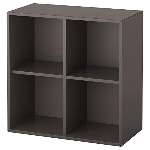 ProTuning EKET Wandregal W 4 Comp, Dunkelgrau, 70x35x70 cm von ProTuning