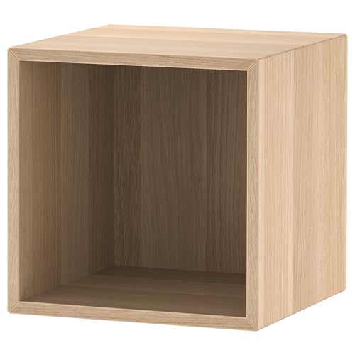 ProTuning EKET Wandregal weiß gebeizt Eichenoptik 35x35x35cm von ProTuning