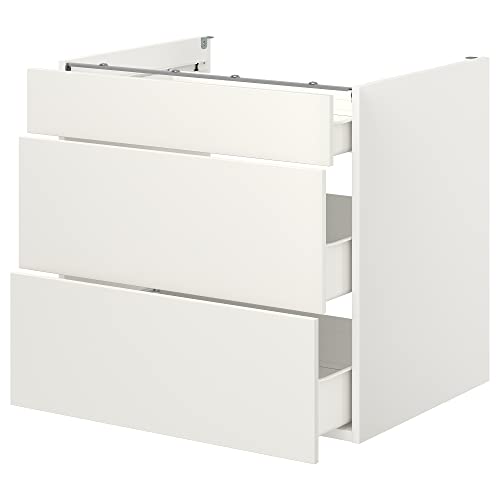 ProTuning ENHET Base cb w 3 Schubladen, 80x62x75 cm, weiß von ProTuning