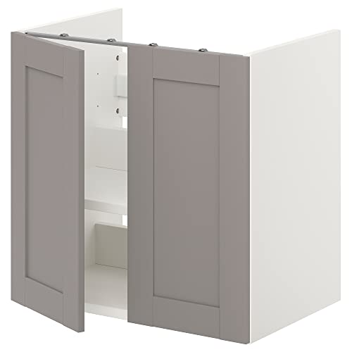 ProTuning ENHET Bs cb f wb w shlf/doors, weiß/grau Rahmen, 60x42x60cm ProTuning ENHET Bs cb f wb w shlf/doors, weiß/grau Rahmen, 60x42x60cm von ProTuning