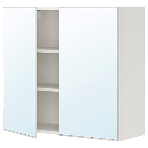 ProTuning ENHET Spiegelschrank mit 2 Türen, 80x32x75 cm, Weiß von ProTuning