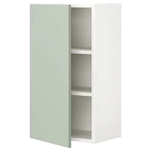 ProTuning ENHET Wand cb w 2 shlvs/Tür, 40x32x75cm, weiß/hellgrau-grün von ProTuning