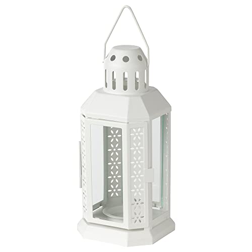 ProTuning ENRUM Windlicht für Teelicht In/Outdoor 22 cm weiß von ProTuning