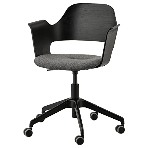 ProTuning FJÄLLBERGET Konferenzstuhl mit Rollen 71x71 cm schwarz gebeiztes Eschenfurnier / Gunnared Dunkelgrau ProTuning FJÄLLBERGET Konferenzstuhl mit Rollen 71x71 cm schwarz gebeiztes Eschenfurnier / Gunnared Dunkelgrau von ProTuning