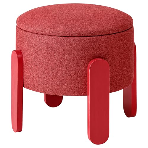ProTuning FÖRLUNDA Sitzhocker, mit Aufbewahrung/Tonerud rot von ProTuning