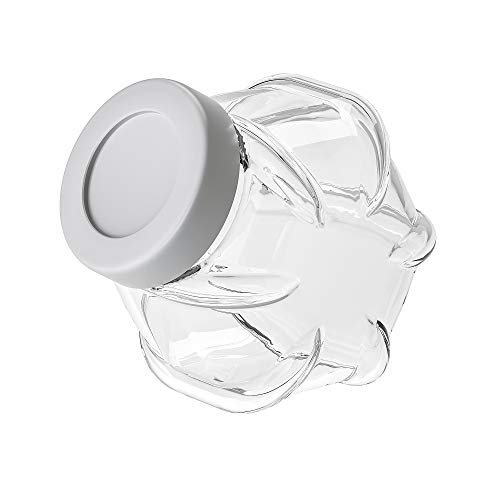 ProTuning FÖRVAR Einmachglas mit Deckel 1,8 l Glas/alufarbig von ProTuning