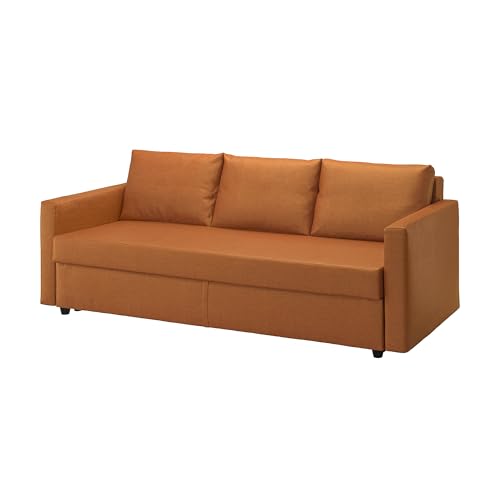 ProTuning FRIHETEN 3-Sitzer Schlafsofa Faringe braun-orange von ProTuning