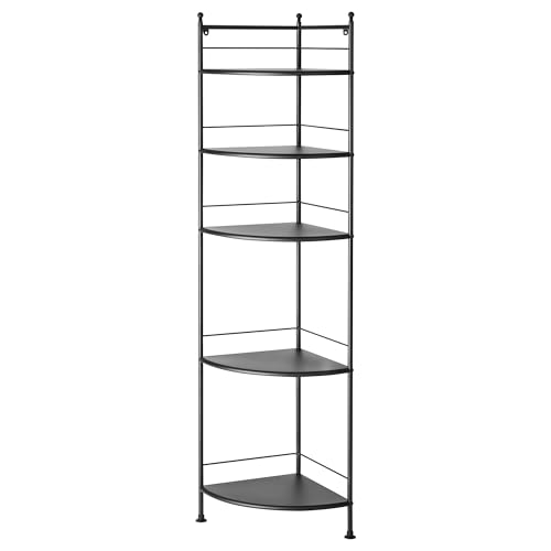 ProTuning FRÖSJÖN Eckregal, schwarz, 35x156 cm von ProTuning
