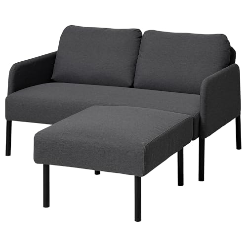 ProTuning GLOSTAD 2-Sitzer Sofa mit Chaiselongue, Knisa dunkelgrau von ProTuning