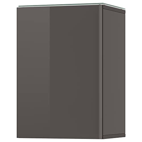 ProTuning GODMORGON Hängeschrank mit 1 Tür, 40x32x58 cm, Grau Hochglanz von ProTuning