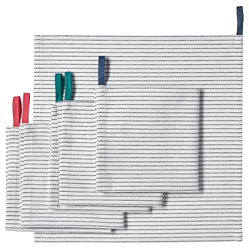 ProTuning GRUPPERA Serviette, 33x33 cm, weiß/schwarz von ProTuning