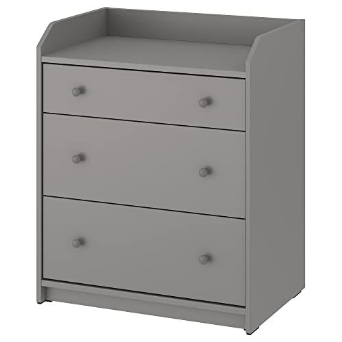 ProTuning HAUGA Kommode mit 3 Schubladen, 70x84 cm, grau von ProTuning
