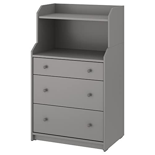 ProTuning HAUGA Kommode mit 3 Schubladen mit Ablage, 70x116 cm, grau von ProTuning