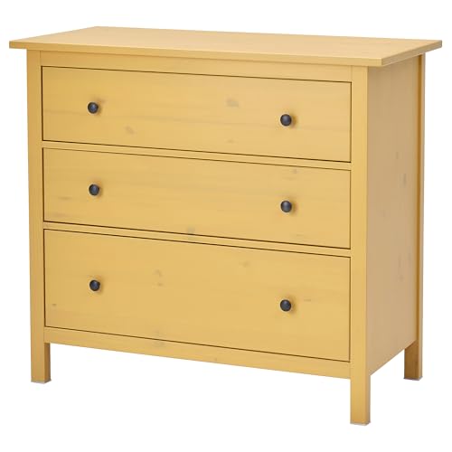 ProTuning HEMNES Kommode mit 3 Schubladen, 108 x 96 cm, gelber Fleck ProTuning HEMNES Kommode mit 3 Schubladen, 108 x 96 cm, gelber Fleck von ProTuning