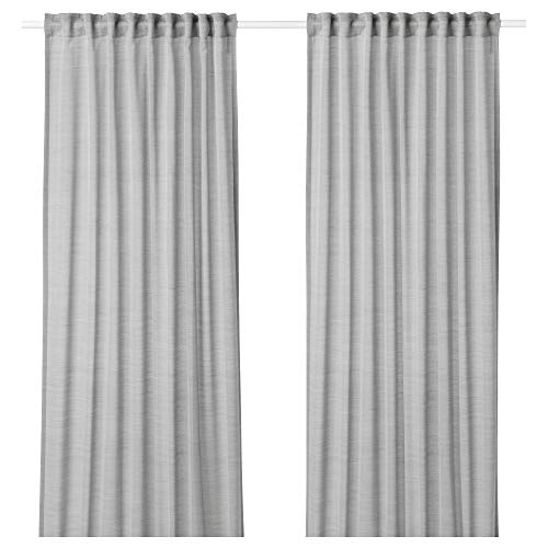 ProTuning HILJA Vorhänge, 1 Paar, 145x300 cm, Grau von ProTuning