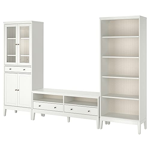 ProTuning IDANÄS TV-Aufbewahrungskombination, Glas/Weiß, 325 x 40 x 211 cm von ProTuning