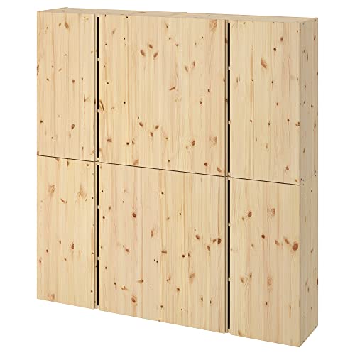 ProTuning IVAR Hängeschrank mit Türen, Kiefer, 160x30x163cm von ProTuning