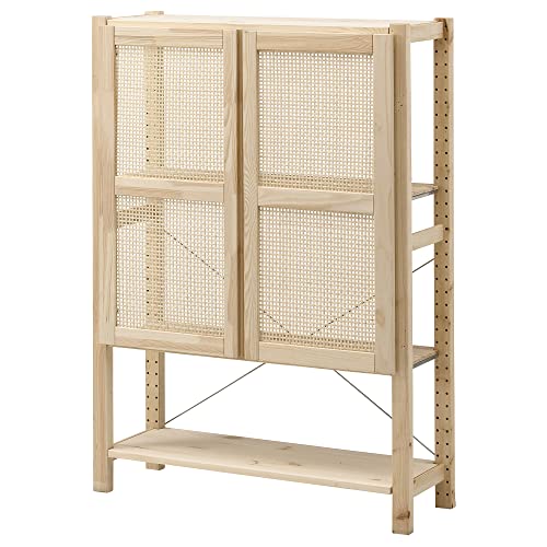 ProTuning IVAR Regal mit Türen, 89x30x124 cm, Kiefer von ProTuning