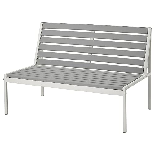 ProTuning JOLPEN 2-Sitzer Sofa, Outdoor, 100x59x67cm, Weiß/Grau von ProTuning