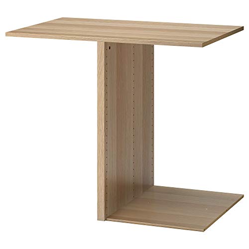 ProTuning KOMPLEMENT Trennwand für Rahmen, 100 x 58 cm, weiß gebeizte Eichenoptik von ProTuning