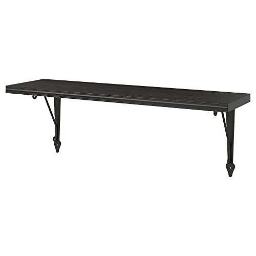 ProTuning KROKSHULT/BERGSHULT Wandregal, 80x20 cm, braun-schwarz/anthrazit von ProTuning