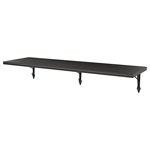 ProTuning KROKSHULT/BERGSHULT Wandregal 120x30cm braun-schwarz/anthrazit von ProTuning