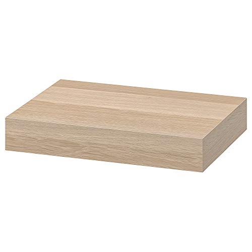 ProTuning LACK Wandregal, 30 x 26 cm, weiß gebeizte Eiche Optik von ProTuning
