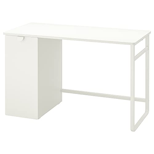 ProTuning LÄRANDE Schreibtisch mit ausziehbarer Aufbewahrungseinheit, 120x58 cm, Weiß von ProTuning