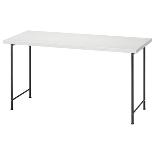 ProTuning LAGKAPTEN/SPÄND Schreibtisch, Weiß/Schwarz, 140x60cm von ProTuning