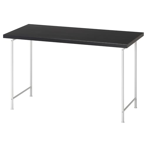 ProTuning LAGKAPTEN/SPÄND Schreibtisch, schwarz-braun/weiß, 120x60cm von ProTuning
