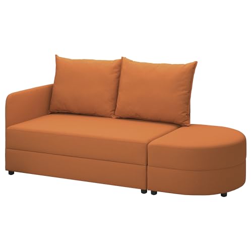 ProTuning LINDÅKRA 2-Sitzer Schlafsofa Knisa leuchtend orange von ProTuning