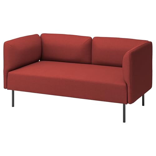 ProTuning Lillehem Modulares 2-Sitzer-Sofa, Gunnared/braun-rotes Metall von ProTuning