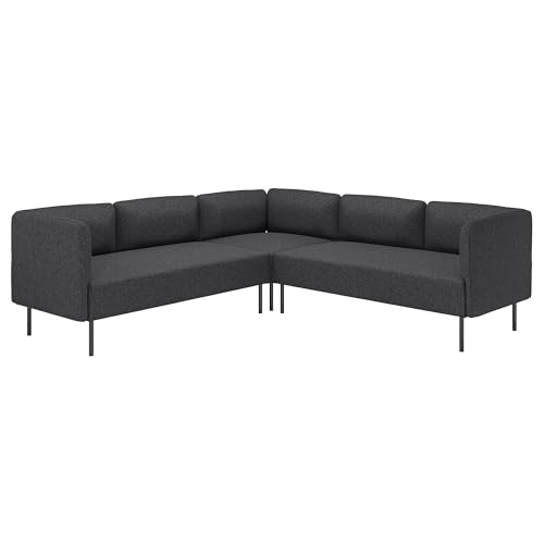 ProTuning Lillehem Modulares Ecksofa, 4-Sitzer, Gunnared Dunkelgrau/Metall von ProTuning