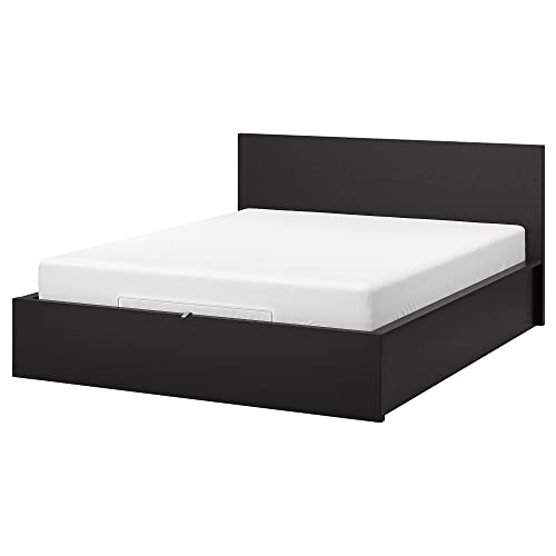ProTuning MALM Ottomane Bett, 180x200 cm, schwarz-braun von ProTuning