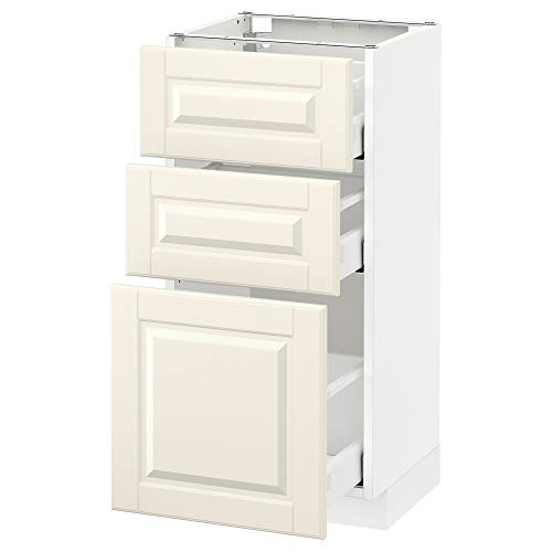 ProTuning METOD/MAXIMERA Unterschrank mit 3 Schubladen, 40x37 cm, Weiß/Bodbyn Offwhite ProTuning METOD/MAXIMERA Unterschrank mit 3 Schubladen, 40x37 cm, Weiß/Bodbyn Offwhite von ProTuning