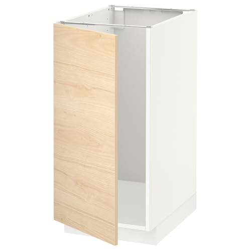 ProTuning METOD Base Cab f Spülbecken/Abfallsortierung, weiß/Askersund Light Ash Effekt, 40x60 cm von ProTuning