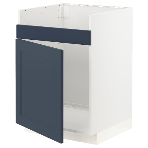 ProTuning METOD Base cab f HAVSEN Einzelbeckenspüle, weiß Axstad/Mattblau, 60x60 cm von ProTuning