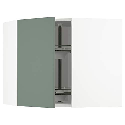 ProTuning METOD Eckhängeschrank mit Karussell, 68x60 cm, Weiß/Bodarp Graugrün von ProTuning