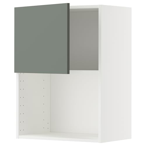 ProTuning METOD Hängeschrank für Mikrowelle, Weiß/Nickebo matt grau-grün, 60x80 cm von ProTuning