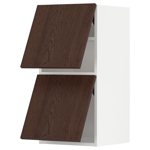 ProTuning METOD Hängeschrank horizontal mit 2 Türen, Weiß/Sinarp Braun, 40x80 cm ProTuning METOD Hängeschrank horizontal mit 2 Türen, Weiß/Sinarp Braun, 40x80 cm von ProTuning