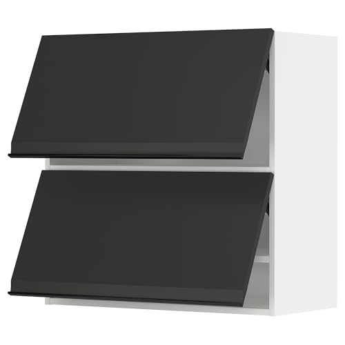 ProTuning METOD Hängeschrank horizontal mit 2 Türen, Weiß/Upplöv matt anthrazit, 80x80 cm von ProTuning