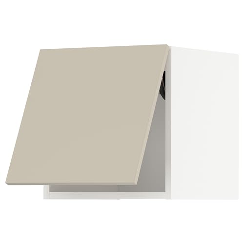 ProTuning METOD Hängeschrank horizontal mit Push-Open, Weiß/Havstorp Beige, 40x40 cm von ProTuning