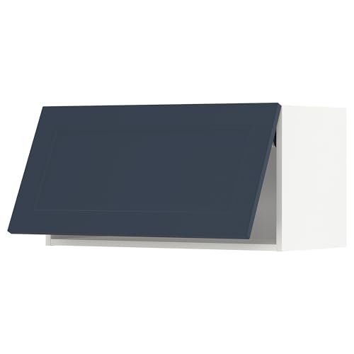 ProTuning METOD Hängeschrank horizontal mit Push-Open, Weiß Axstad/Mattblau, 80x40 cm von ProTuning