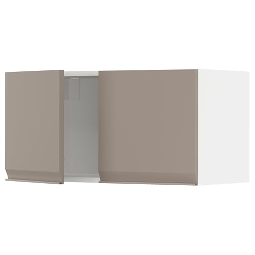 ProTuning METOD Hängeschrank mit 2 Türen, Weiß/Upplöv matt dunkelbeige, 80x40 cm von ProTuning