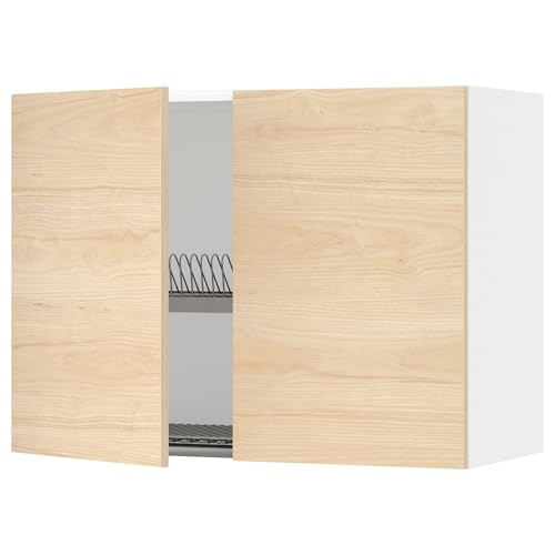 ProTuning METOD Hängeschrank mit Abtropfgestell/2 Türen, Weiß/Askersund Lichtasche-Effekt, 80x60 cm ProTuning METOD Hängeschrank mit Abtropfgestell/2 Türen, Weiß/Askersund Lichtasche-Effekt, 80x60 cm von ProTuning