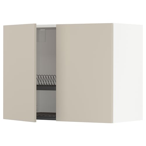 ProTuning METOD Hängeschrank mit Abtropfgestell/2 Türen, Weiß/Havstorp Beige, 80x60 cm ProTuning METOD Hängeschrank mit Abtropfgestell/2 Türen, Weiß/Havstorp Beige, 80x60 cm von ProTuning