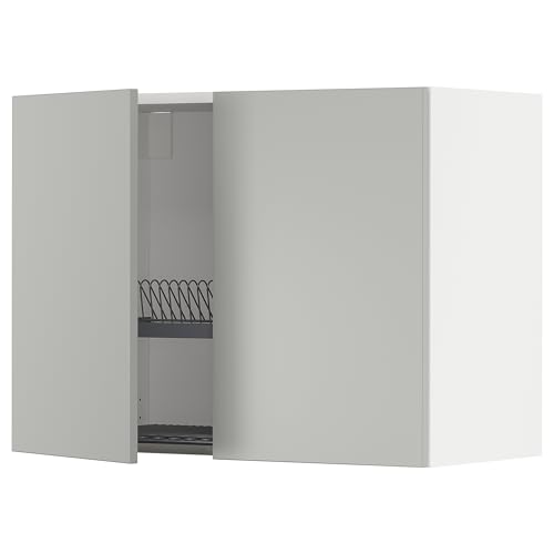 ProTuning METOD Hängeschrank mit Abtropfgestell/2 Türen, Weiß/Havstorp Hellgrau, 80x60 cm ProTuning METOD Hängeschrank mit Abtropfgestell/2 Türen, Weiß/Havstorp Hellgrau, 80x60 cm von ProTuning