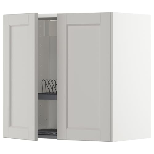 ProTuning METOD Hängeschrank mit Abtropfgestell/2 Türen, Weiß/Lerhyttan Hellgrau, 60x60 cm ProTuning METOD Hängeschrank mit Abtropfgestell/2 Türen, Weiß/Lerhyttan Hellgrau, 60x60 cm von ProTuning